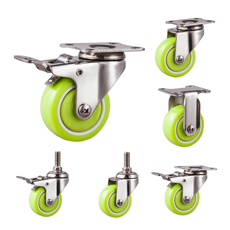 SUS304 SVĚTOVÁ DUTY STORS s PU Wheels